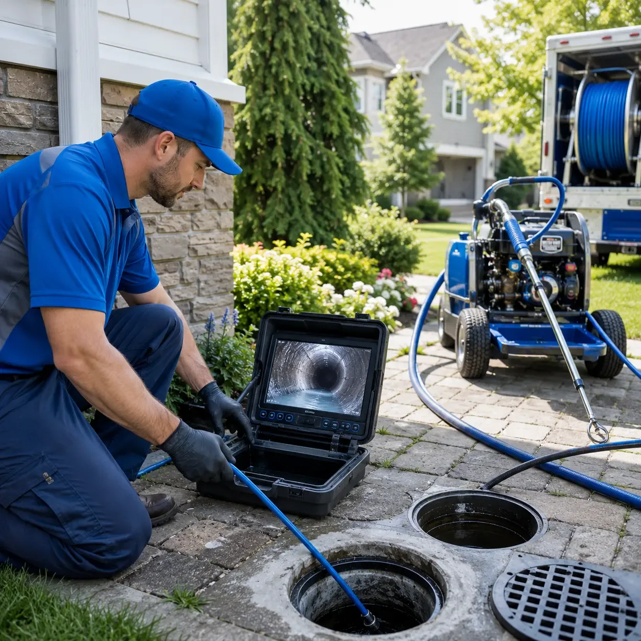 Outdoor drain cleaning professionals serving Waelder, TX