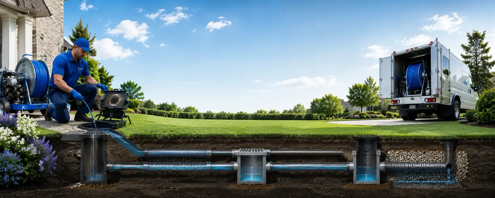 Outdoor drain cleaning information for Waelder, TX